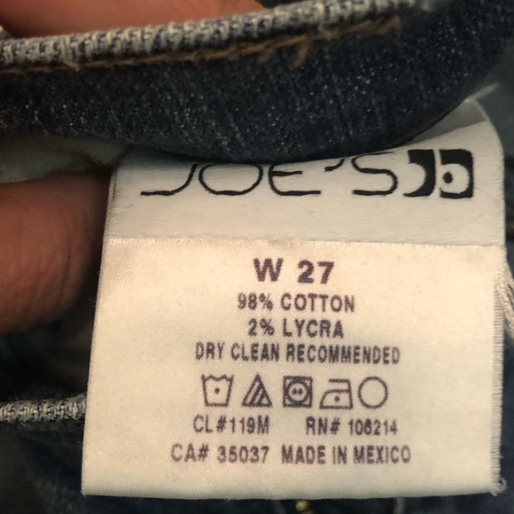 Joe’s Jeans Size 27 with pocket embellishment - Picture 2 of 3